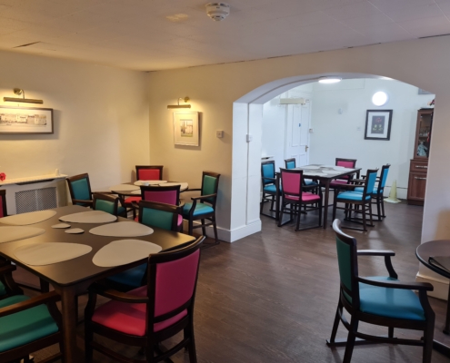 Dining rooms at St Petroc's