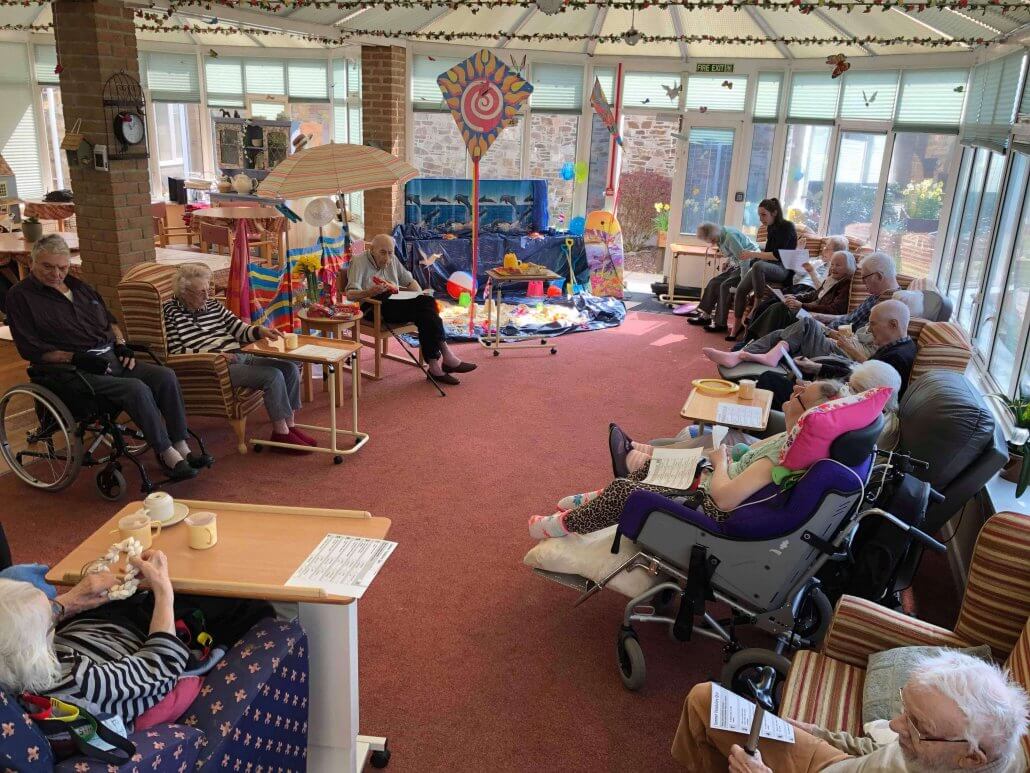 Chollacott House Beach Day Stonehaven Residential Care Homes, Devon