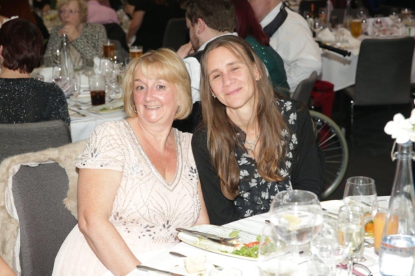 Ashley and Gaynor at the Care Awards