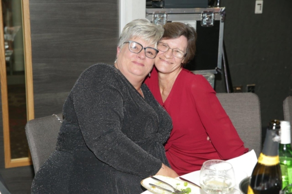 Kathy and Teresa at the Care Awards