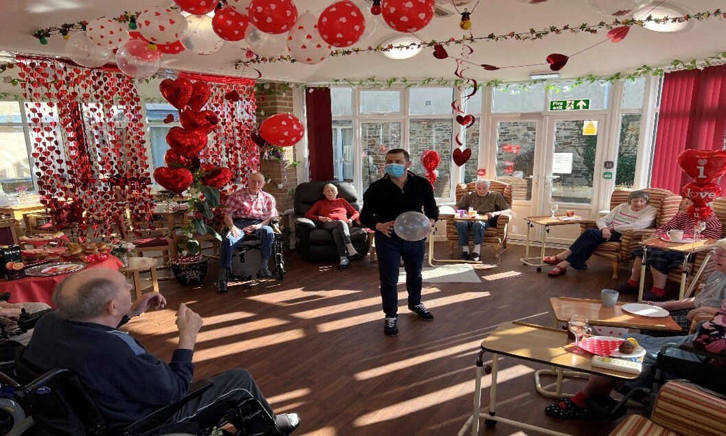 'Love is in the Air' at Chollacott House. Stonehaven Residential Care