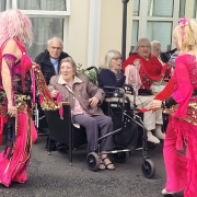 Belly dancers at Bluebell House