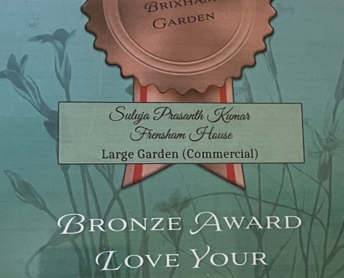 Frensham House Bronze "Love your Brixham Garden 2023" Award